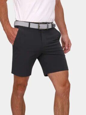 Avalon 7" Performance Golf Shorts Charcoal Gray Size 32 NWT